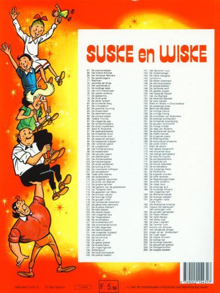Suske en wiske 209 kwaaie kwieten 999
